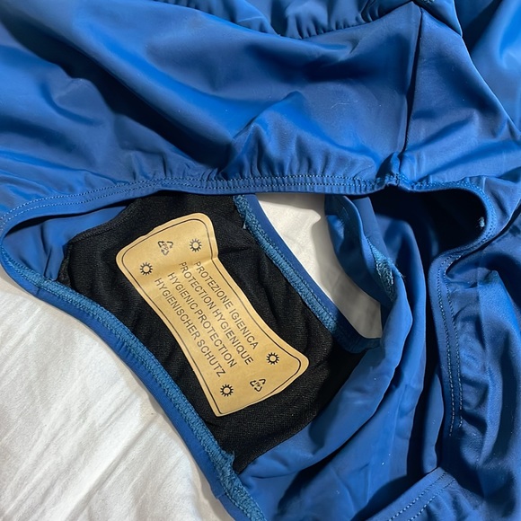 Keeprone swim skirt mid waist tankini bottom 20W Navy Blue - Picture 8 of 11